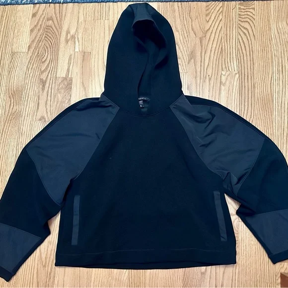 Athleta Black Get Set Hoodie Sweatshirt Size XL - Picture 3 of 3